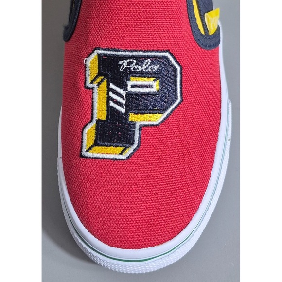 Polo Ralph Lauren Boys Landyn Slip-On Canvas Casual Shoes Size 3 NEW NO BOX - Picture 7 of 7